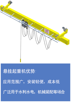 單梁懸掛起重機應用廣